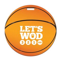 Basketball Inspired Luggage Tag