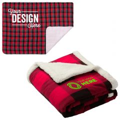 Buffalo Plaid Sherpa Blanket