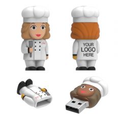 Chef Cook USB Flash Drive Female 3.0 Model