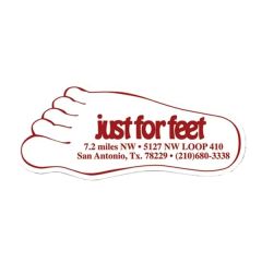 Footprint Ft Shape Vinyl Magnet - 30 MIL
