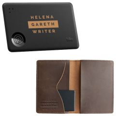 New Tile Slim With Full Grain Leather Passport Wallet