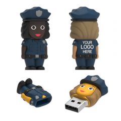 Police Officer USB Flash Drive Female