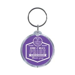 Round Acrylic Keytag 1 3/4 Inch