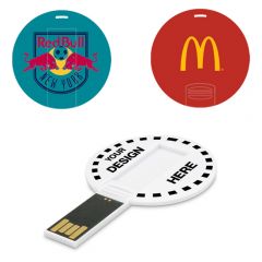 Round Card USB Flash Drive 3.0 Model