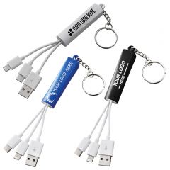 Route Light Up Logo 3-In-1 Cable