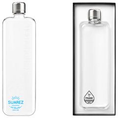 Slim Memobottle - Elegant, Reusable, Flat Water Bottle