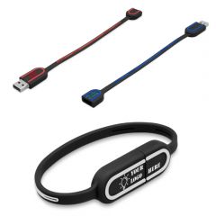 Slim Rubber USB Wristband 3.0 Model