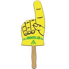 Rally Hand Sign W/ 12 Inch Wooden Stick