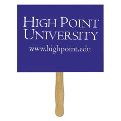 Rectangle Rally Hand Sign W/ 12 Inch Wooden Stick