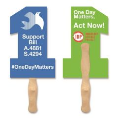 #1 Stock Shape Hand Fan