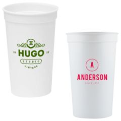 22 Oz Stadium Cup - White - Digital