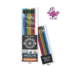 Create-A-Pack Pencil Set Of 6 - Mood Pencil W/ Colored Erase