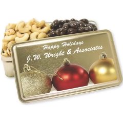 2-Share Tin With Salted Cashews/ Dark Chocolate Almonds