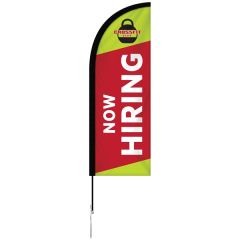 6 Ft Single Reverse Portable Half Drop Banner W/ Hardware Set