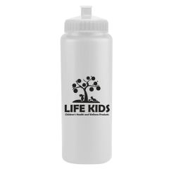 The Athlete - 32 Oz Sports Bottle W/ Push Pull Lid