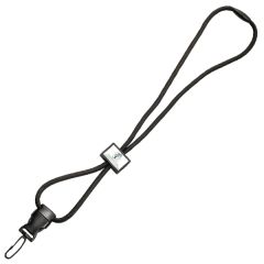 Braided Lanyard W/ Rectangle Slider