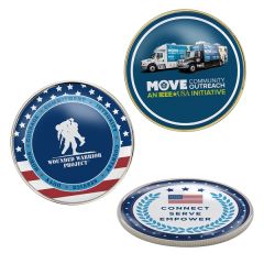 Speed Challenge Coins W/ Simple Border