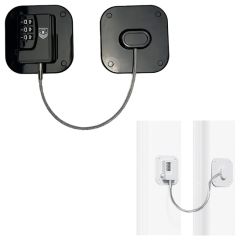 Window Restrictor With Combination Lock
