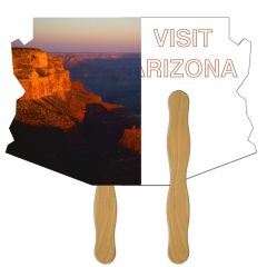 Arizona State Digital Econo Stock Shaped Fan W/ Wooden Stick
