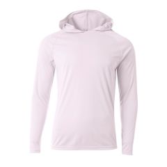 A4 Men's Cooling Performance Long-Sleeve Hooded T-Shirt