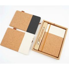 A5 Cork Notebook With Pen Giftset