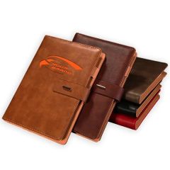 A5 Journal Binder Leather Premium Business Diary Notebook