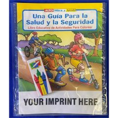 A Guide To Health And Safety Spanish Coloring Book Fun Pack
