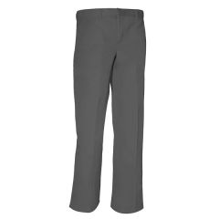 A Uniforms - Bottoms - Boy's Bi Blend Plain Front Pants