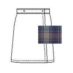A Uniforms - Girls' Blend Plaid Skort