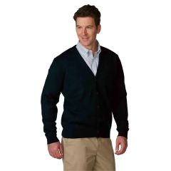 A Uniforms - Unisex Jersey Knit 5-Button V-Neck Cardigan