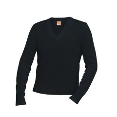 A Uniforms - Unisex Jersey V-Neck Long-Sleeve Pullover S