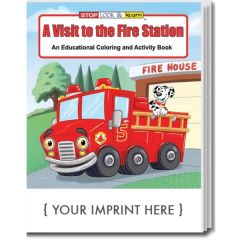 A Visit To The Fire Station Coloring And Activity Book