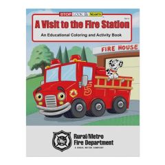 A Visit To The Fire Station Coloring Book