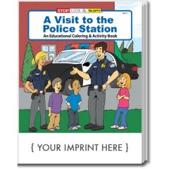 A Visit To The Police Station Coloring And Activity Book