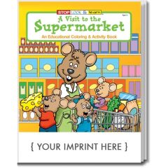 A Visit To The Supermarket Coloring And Activity Book