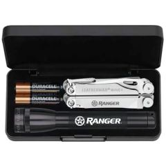 Aa Mini Maglite and Full Size Leatherman Tool Set