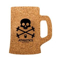 Absorbent Beer Mug-Shaped Cork Coasters