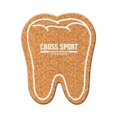 Absorbent Tooth-Shaped Cork Coaster