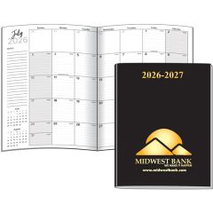 Academic Pad Stitched To Leatherette Cover