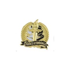 Academic Stock PIN - Perfect Attendance