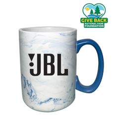 Ace Matte Marble Stoneware Mug