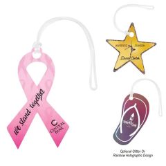 Acrylic Bag Tag - Custom Shapes 9 Inch