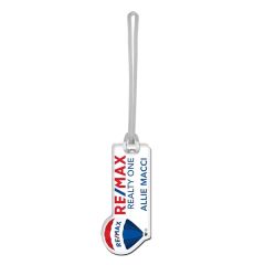 Acrylic Bag Tag With Strap - Up To 5sq Inches