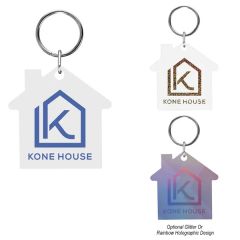 Acrylic Key Tag - House