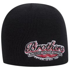 Acrylic Knit 8 1/2 Inch Beanie
