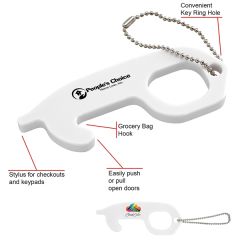 Acrylic No Touch Tool With Keychain