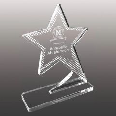 Acrylic Star Award - Laser Etched