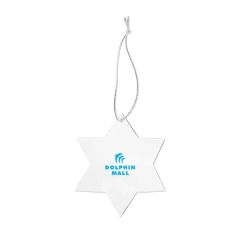 Acrylic Style Star Of David Ornament