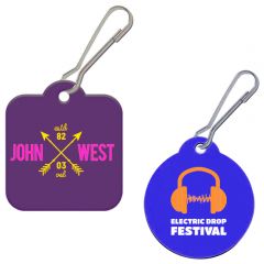 Acrylic Zipper Pulls 2 Sq Inch