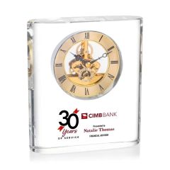 Adams Vividprint Clock - Gold